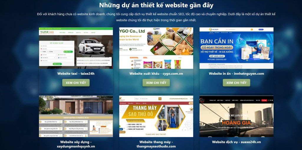 Dự án website và SEO