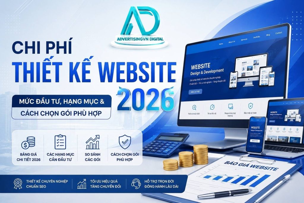 Chi Phí Thiết Kế Website 2026