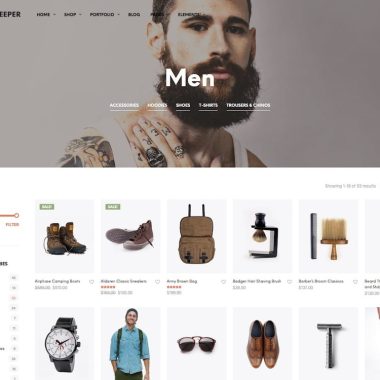 Shop Keeper - Theme wordpress bán hàng miễn phí