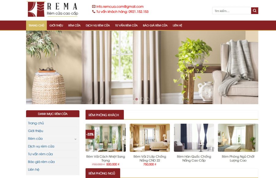 Theme wordpress ban rem cua