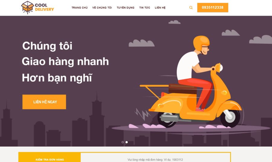 Theme wordpress logistic