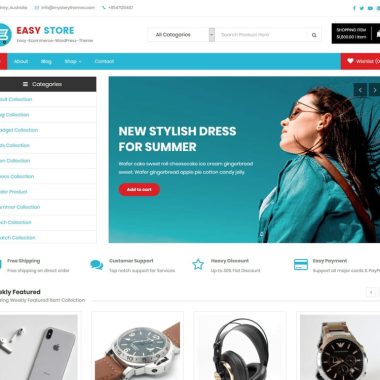 Easy Store-Template website bán hàng miễn phí