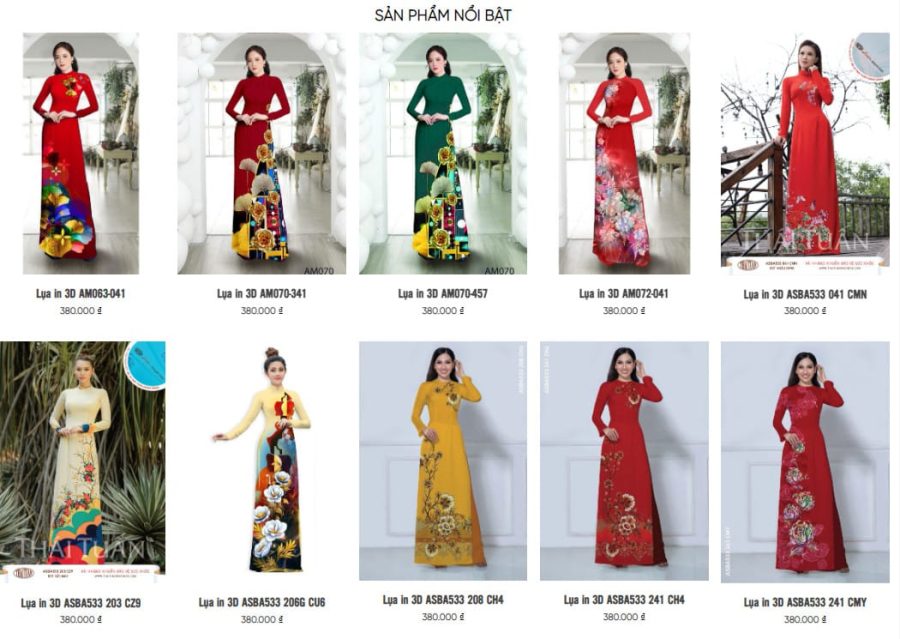 theme wordpress ban ao dai