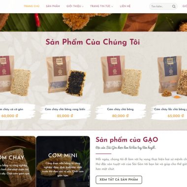 Theme wordpress bán đồ ăn vặt đẹp