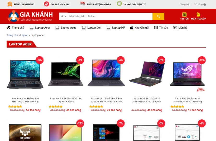 Theme wordpress bán hàng điện tử đẹp