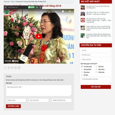 theme wordpress phong kham dong y dep 2023