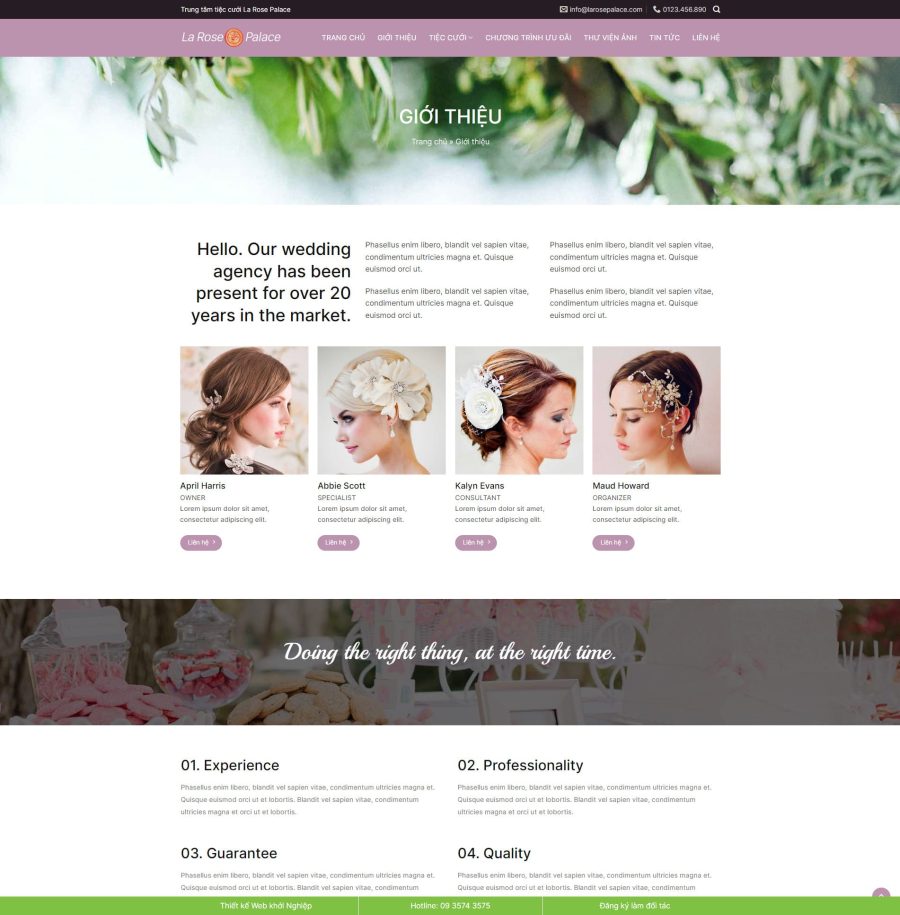 theme wordpress tiec cuoi dep