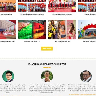 Theme wordpress tổ chức sự kiện đẹp