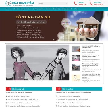 theme wordpress giới thiệu công ty luật 01