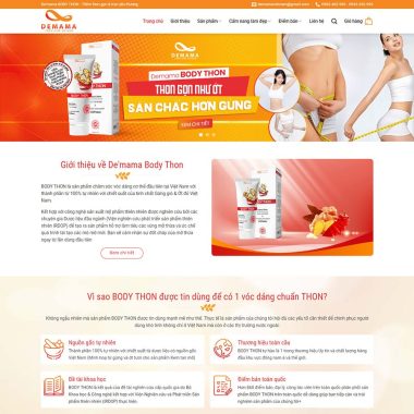 Mẫu thiết kế website bán quà tết - giới thiệu sản phẩm 16 Mẫu thiết kế website thực phẩm chức năng đẹp