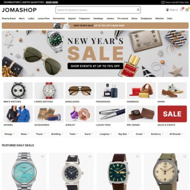 Mẫu thiết kế website bán sản phẩm dropship – tiếng Anh