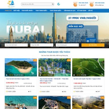 mẫu thiết kế website wordpress du lịch cao cấp 25
