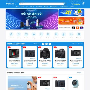 Mẫu thiết kế website bán đồ công nghệ 04