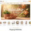 Mẫu Thiết Kế Website Bán Đồ Thủ Công Mỹ Nghệ Chuẩn SEO, Giao Diện Hiện Đại 2 Mẫu Thiết Kế Website bán đồ thủ công mỹ nghệ