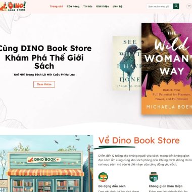 Mẫu Thiết Kế Website bán sách 03
