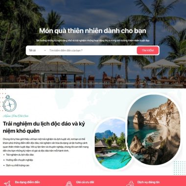 Mẫu Thiết Kế Website du lịch cao cấp 31