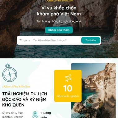 Mẫu Thiết Kế Website du lịch cao cấp 32