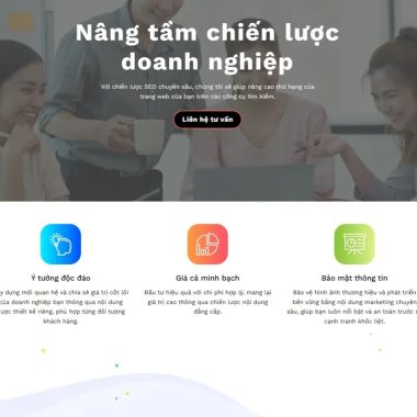 Mẫu Thiết Kế Website marketing 04
