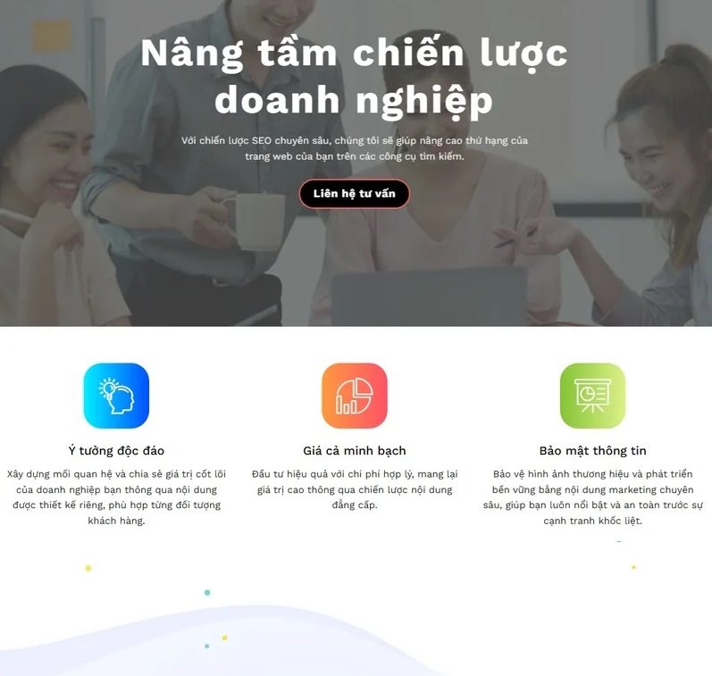 Mẫu Thiết Kế Website marketing 04 1 Mẫu Thiết Kế Website marketing 04