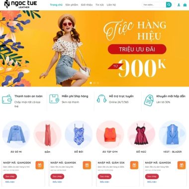 Mẫu Thiết Kế Website thời trang 20