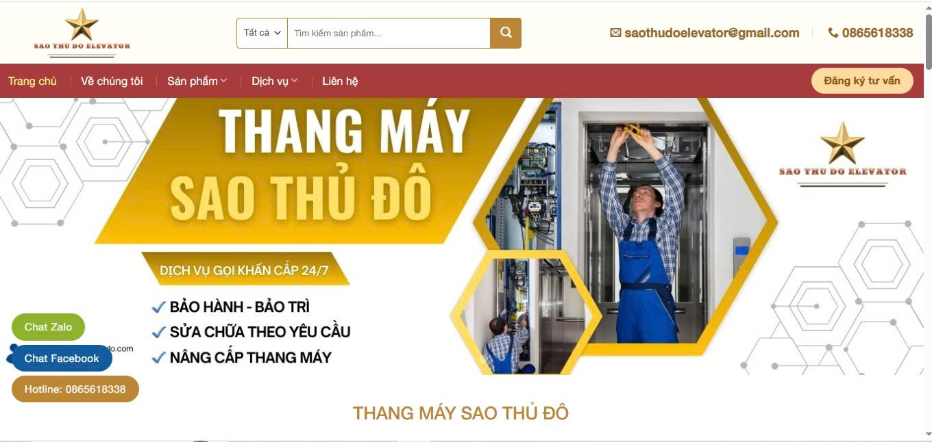 Website thang may saothudo