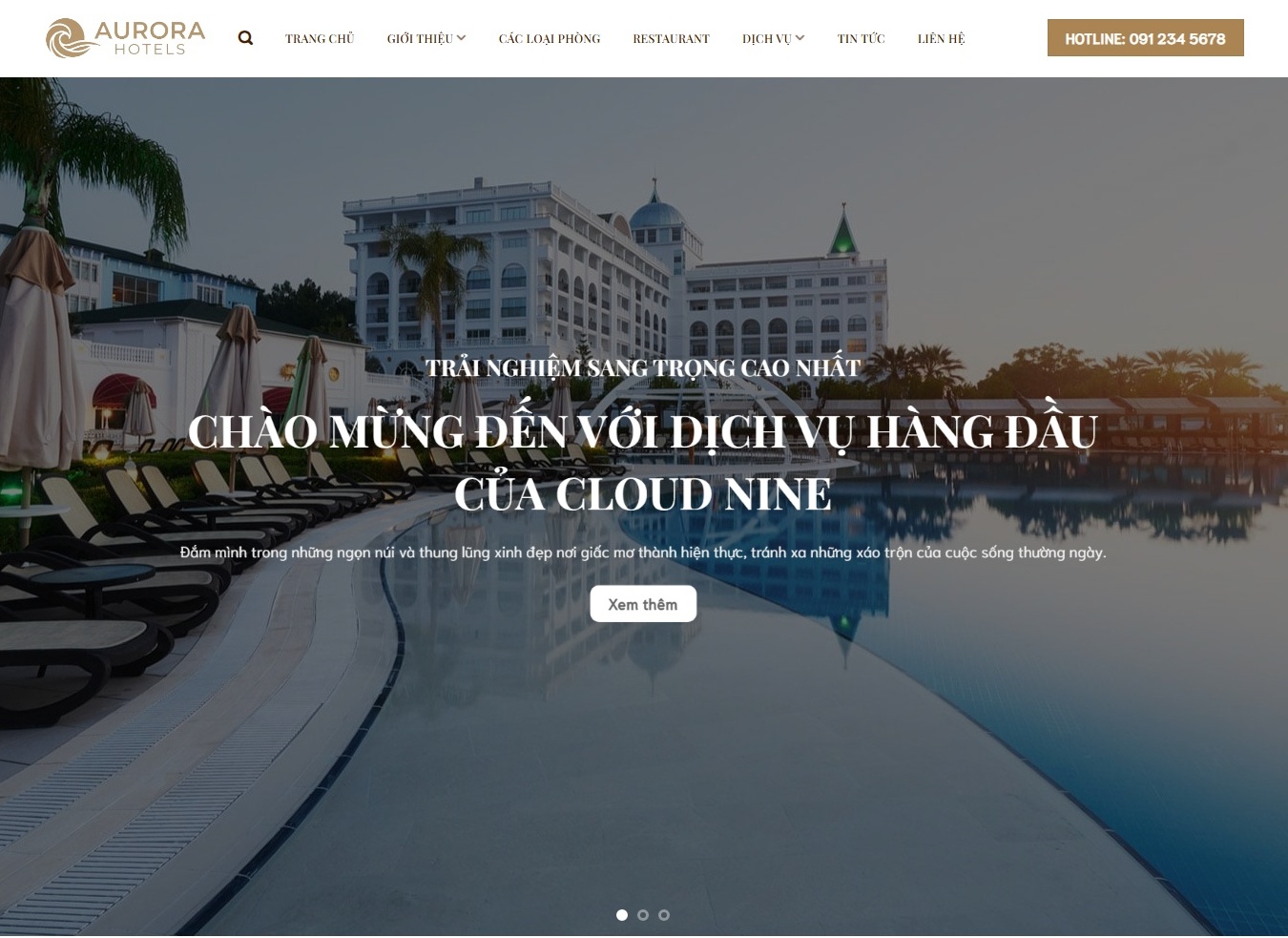 Thiết kế Website khách sạn – hotel 05 1 Thiết kế Website khách sạn – hotel 05