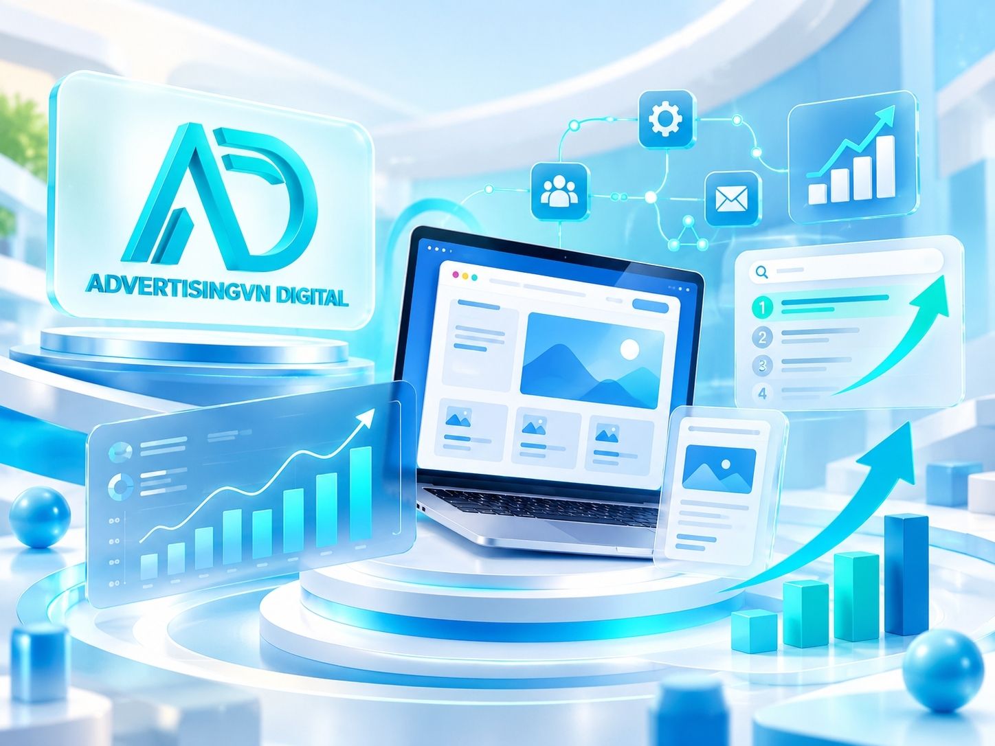AdvertisingVN Digital triển khai dịch vụ SEO website